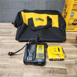 HOUSTON LOCATION - AS-IS DEWALT 20V MAX Lithium-Ion 15-Degree Electric Cordless Roofing Nailer Kit