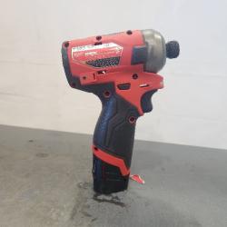 AS-IS-  Impact Driver Kit 1/4 in Hex Drive 12Vdc