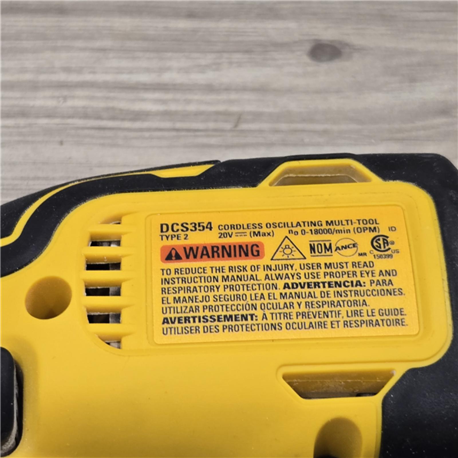 AS-IS DEWALT ATOMIC 20V MAX Cordless  Oscillating Multi Tool (Tool Only)