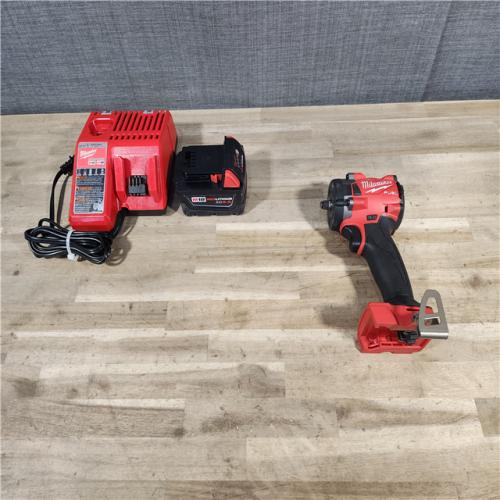 HOUSTON LOCATION - AS-IS MILWAUKEE 3/8 COMPACT IMPACT WRENCH W/ BATTERY & CHARGER