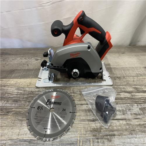 AS-IS Milwaukee 18V Lithium-Ion Cordless 6-1/2 in. Circular Saw (Tool-Only)