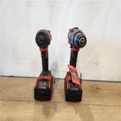 AS-IS- Milwaukee FUEL 18V Lithium-Ion Brushless Cordless Hammer Drill and Impact Driver Combo Kit