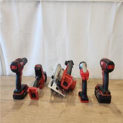 AS-IS- Milwaukee M18 18V Lithium-Ion Cordless 5 Tool Combo Kit