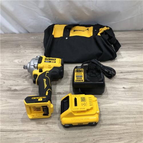 AS-IS DEWALT 20V MAX XR 1/2 Inch Impact Wrench Kit DCF891Q1