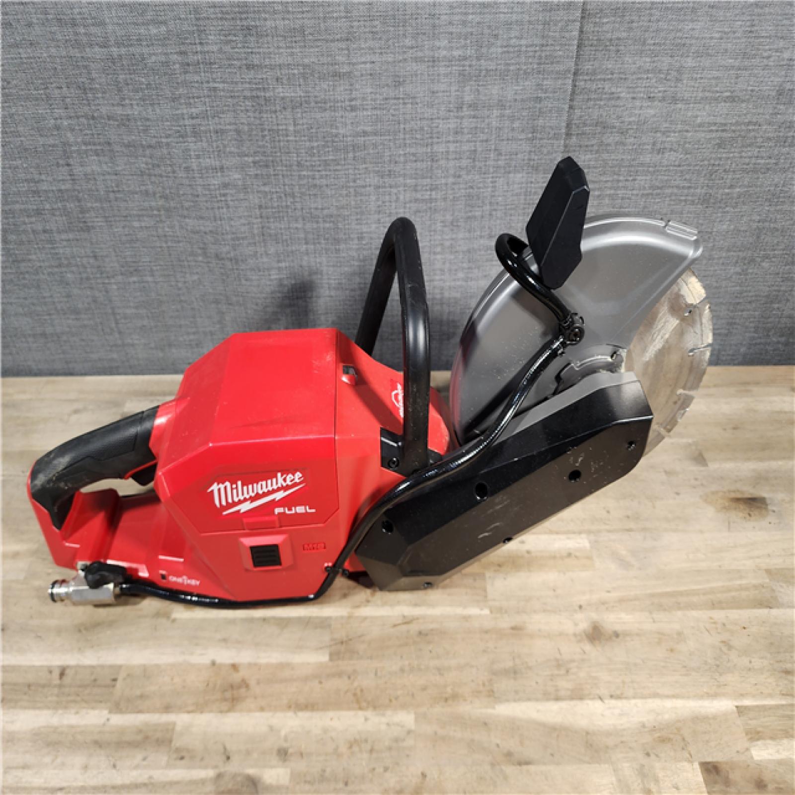 HOUSTON LOCATION - AS-IS Milwaukee M18 FUEL 9 Cut-Off Saw with ONE-KEY (TOOL ONLY)