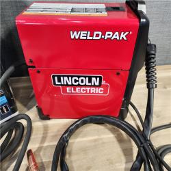 HOUSTON LOCATION - AS-IS Lincoln Electric WELD-PAK 90i MIG and Flux-Cored Wire Feeder Welder with Gas Regulator
