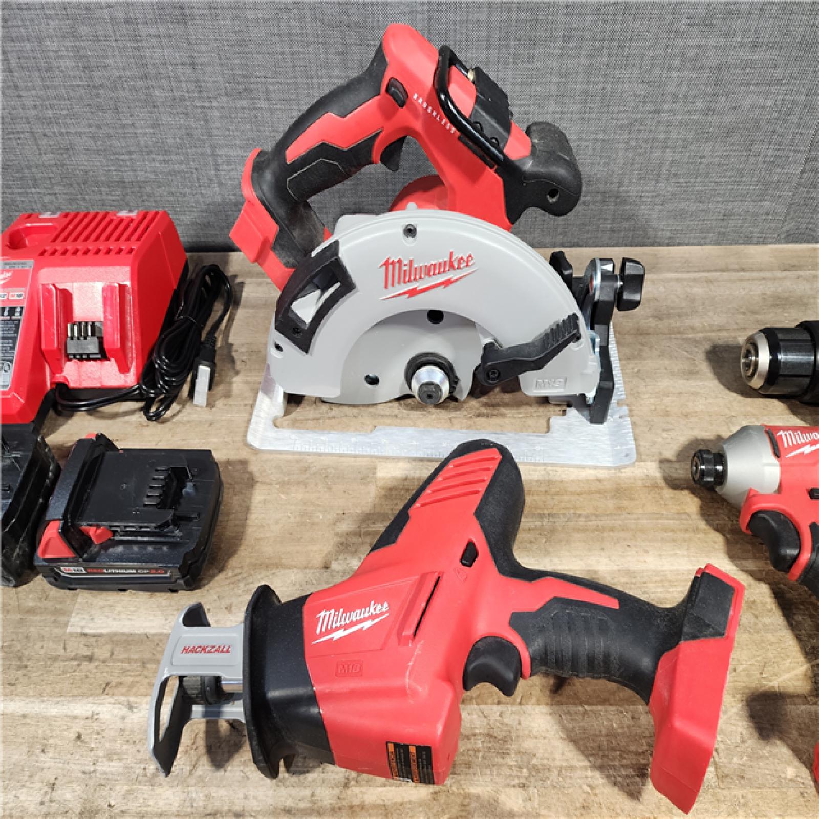 HOUSTON LOCATION - AS-IS Milwaukee M18 4-Tool Combo Kit