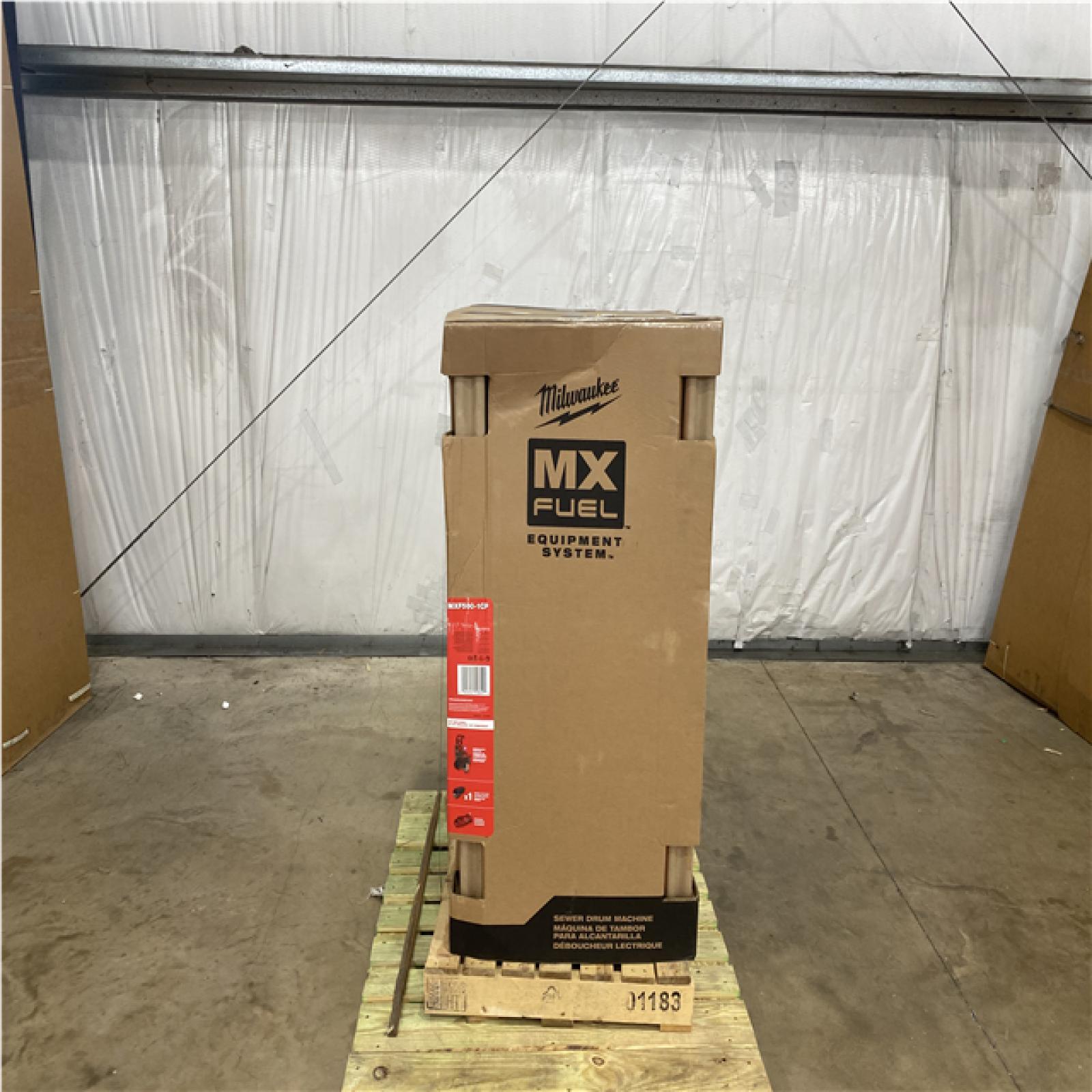 Houston Location - AS-IS Tool Pallet MILWAUKEE SEWER DRUM MACHINE