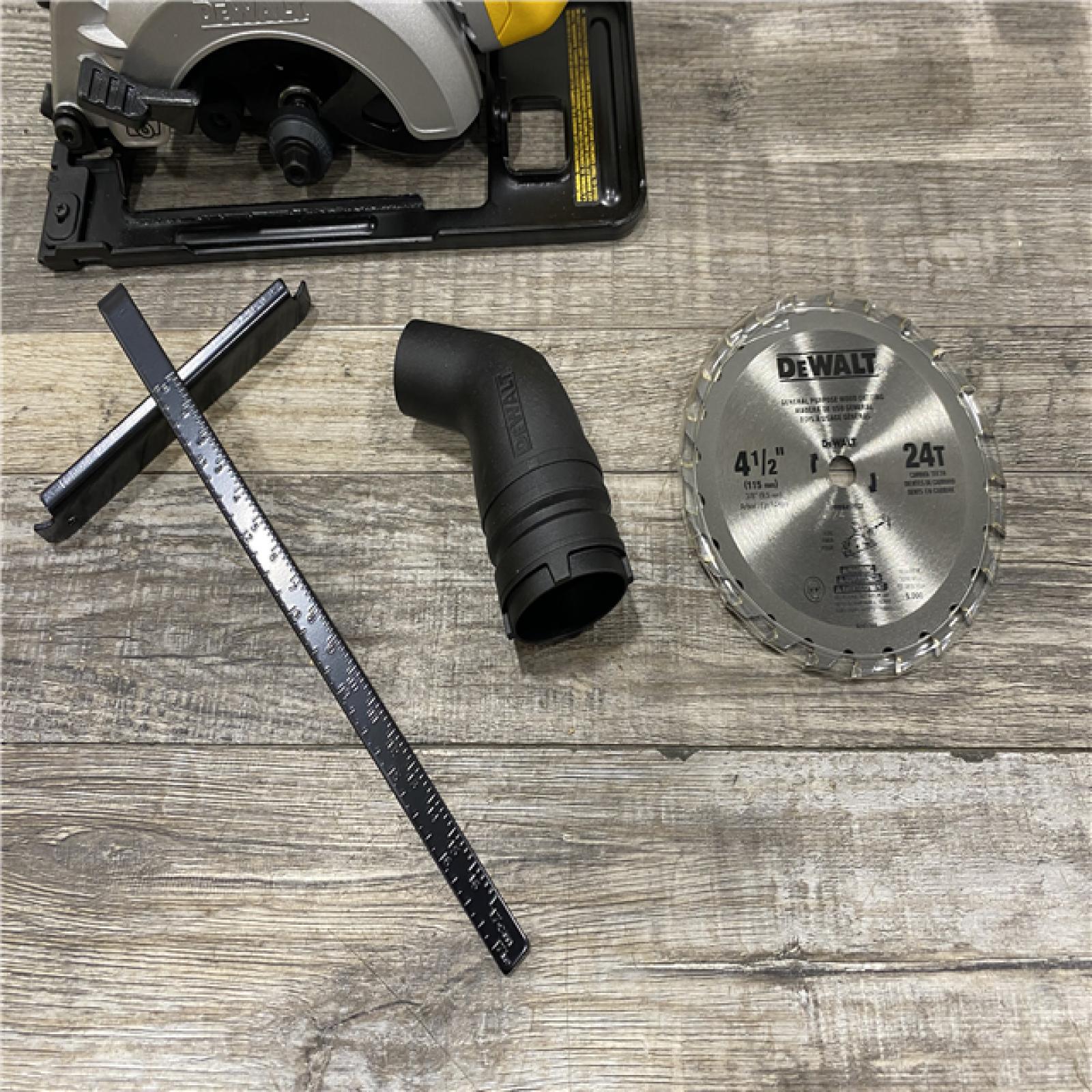 AS-IS DEWALT ATOMIC 20V MAX Cordless Brushless 4-1/2 in. Circular Saw (Tool Only)