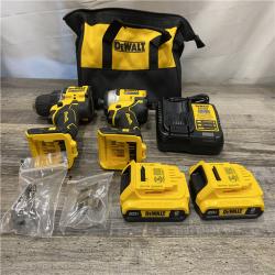 AS-IS DEWALT ATOMIC 20-Volt MAX Lithium-Ion Cordless (2-Tool) Combo Kit