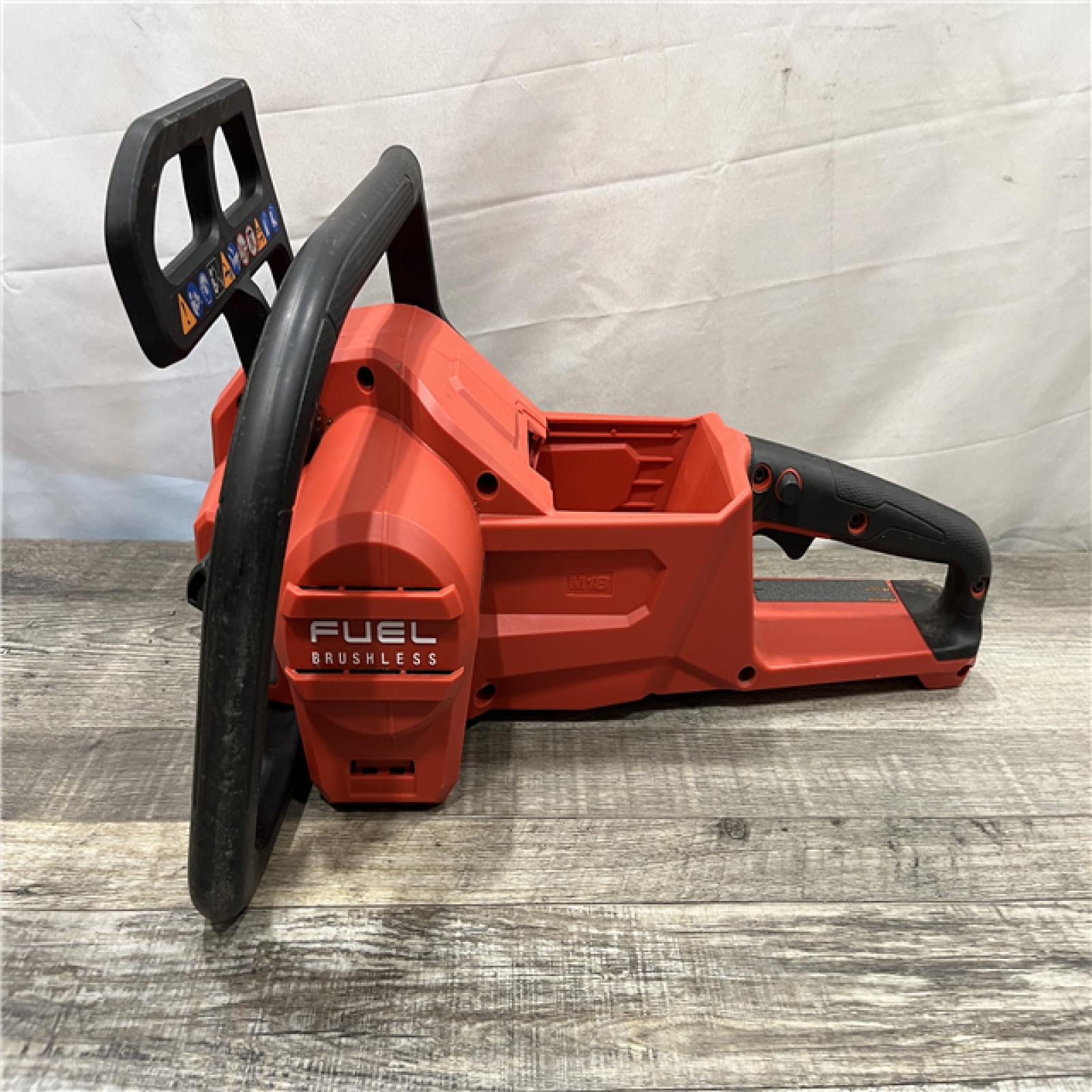 AS-IS Milwaukee FUEL 16 in. 18V Lithium-Ion Brushless Battery Chainsaw (Tool-Only)