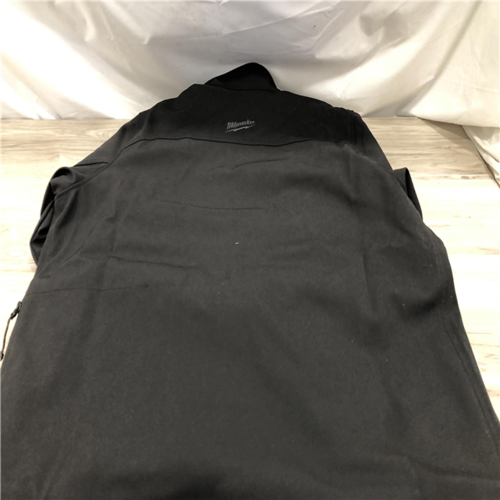 AS-IS Milwaukee Men's 2X-Large M12 12V Cordless TOUGHSHELL Black Heated Jacket (Jacket and Charger/Power Source Only)