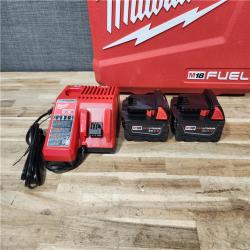 HOUSTON LOCATION - AS-IS (APPEARS LIKE NEW) Milwaukee FUEL 18V Lithium-Ion Brushless Cordless Hammer Drill and Impact Driver Combo Kit