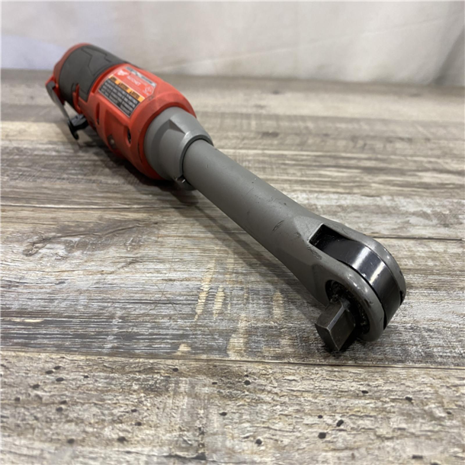 AS-IS Milwaukee FUEL 12V Lithium-Ion Brushless Cordless 3/8 in. Extended Reach High Speed Ratchet (Tool Only)