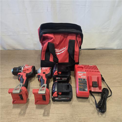 AS-IS Milwaukee 18V Cordless Compact Hammer Drill/Impact Combo Kit