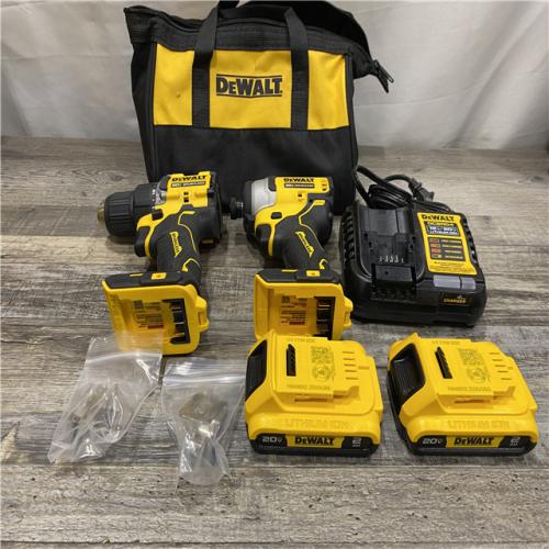 AS-IS DEWALT ATOMIC 20-Volt MAX Lithium-Ion Cordless (2-Tool) Combo Kit