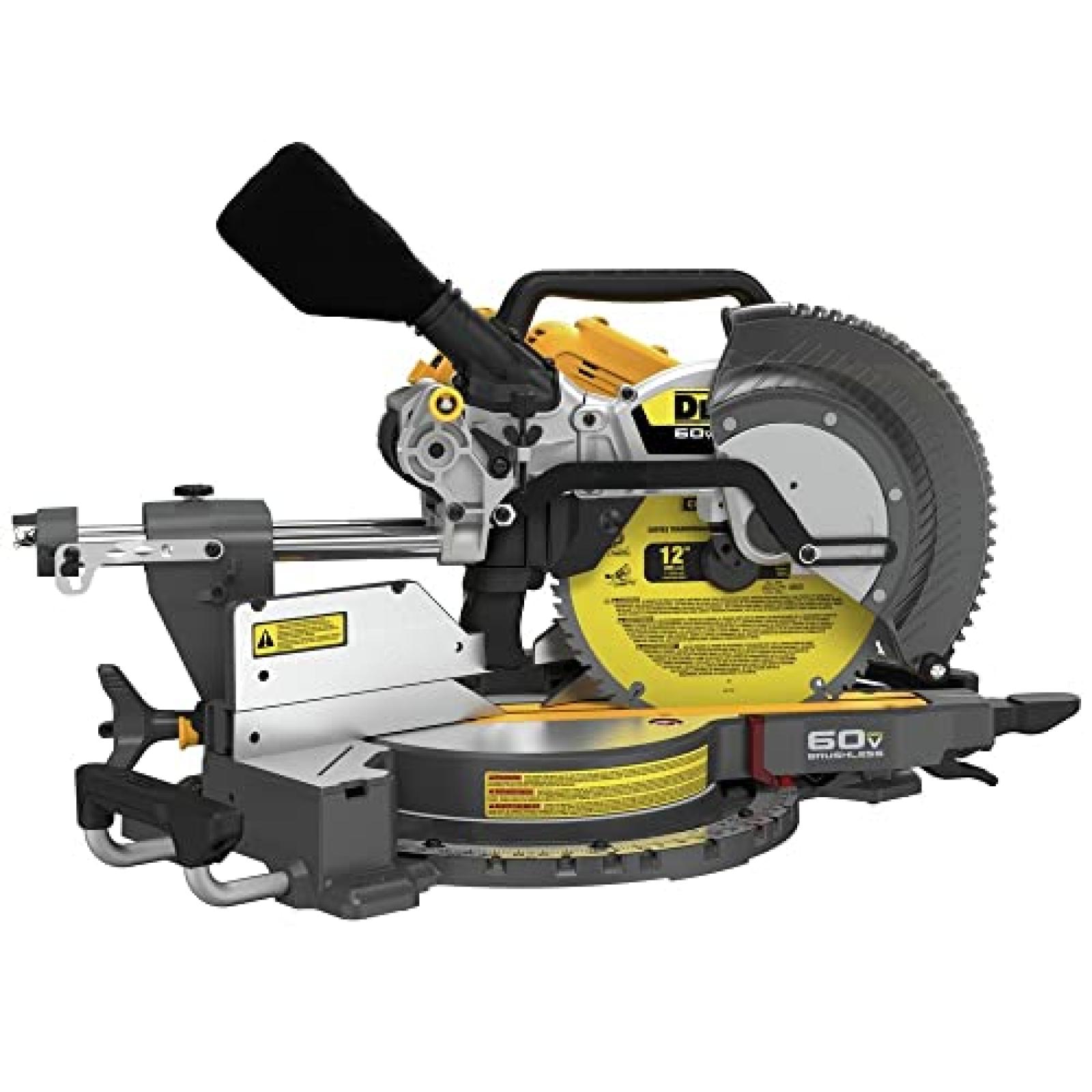 NEW- 60V Lithium-Ion 12 in. Cordless Sliding Miter Saw (Tool Only)