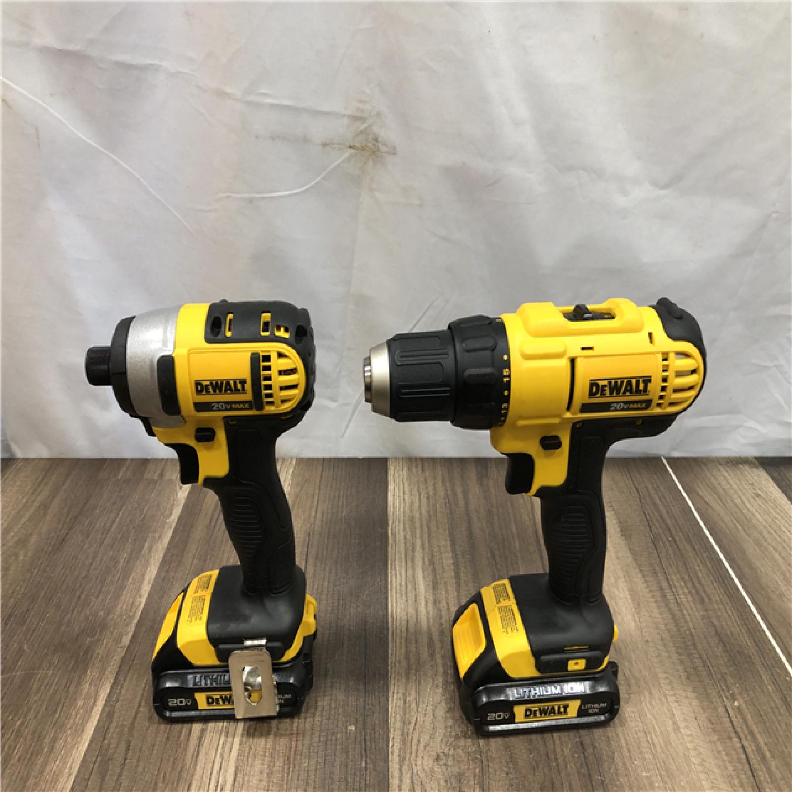 AS-IS DEWALT 20V MAX Cordless Drill/Impact 2 Tool Combo Kit