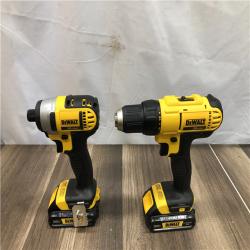 AS-IS DEWALT 20V MAX Cordless Drill/Impact 2 Tool Combo Kit