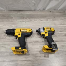 AS-IS DeWALT 20V MAX Cordless Drill Driver/Impact Driver Combo Kit