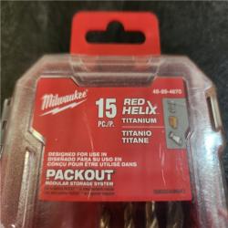 Phoenix NEW Milwaukee SHOCKWAVE Impact Duty Titanium Drill Bit Set (15-Piece) (4-Pack) SEALED
