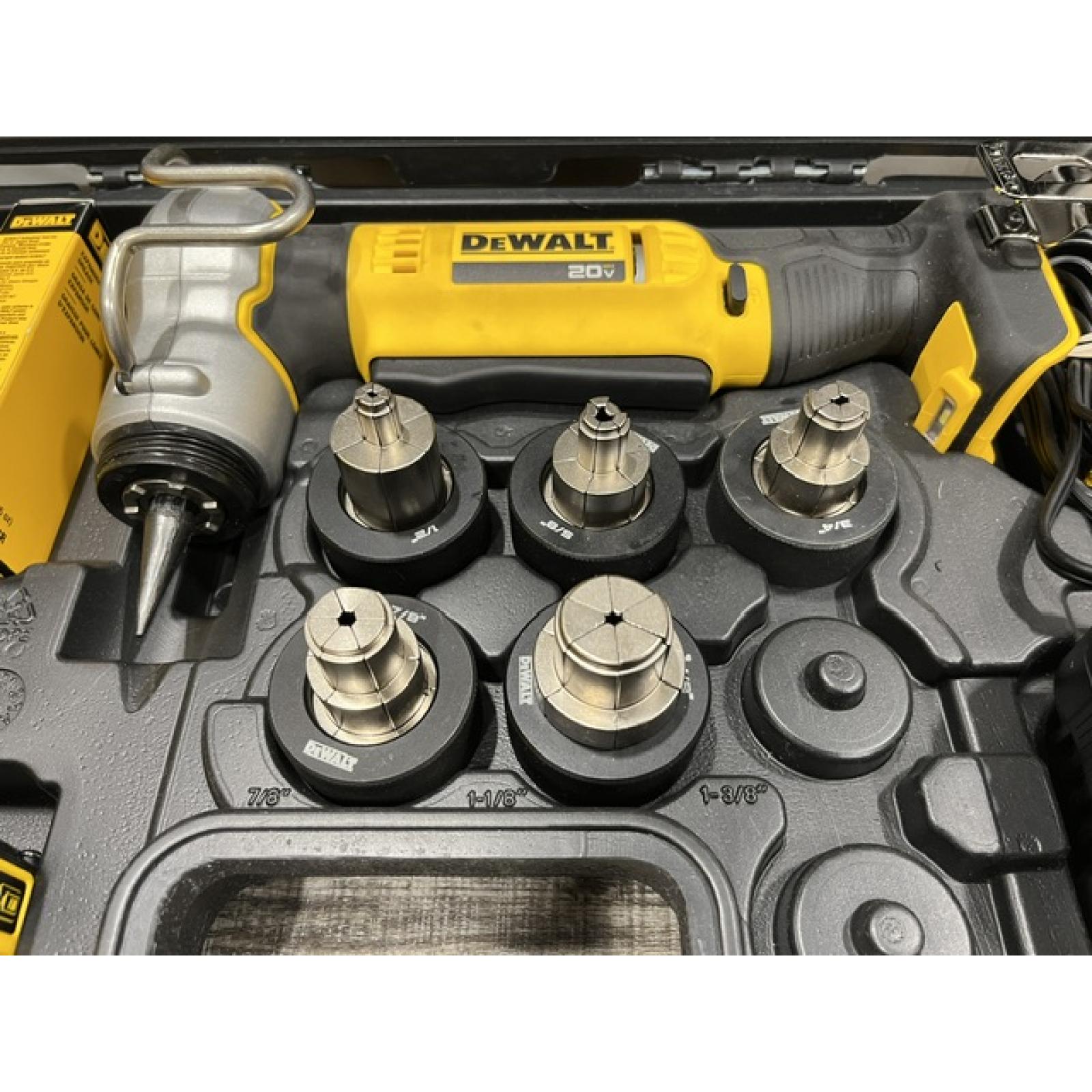 AS-IS DEWALT 20V MAX Lithium-Ion Copper Swage Tool Kit