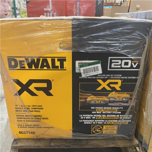 NEW -DEWALT20-Volt MAX XR Cordless 10 in. Dual Bevel Fixed Miter Saw (Tool Only)