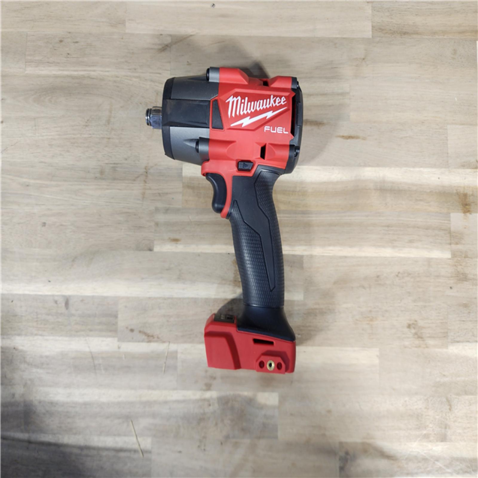 HOUSTON LOCATION - AS-IS Milwaukee M18 18V Fuel 1/2  Mid-Torque Impact Wrench Cordless Lithium-Ion Brushless with Friction Ring 2962-20 (TOOL ONLY)