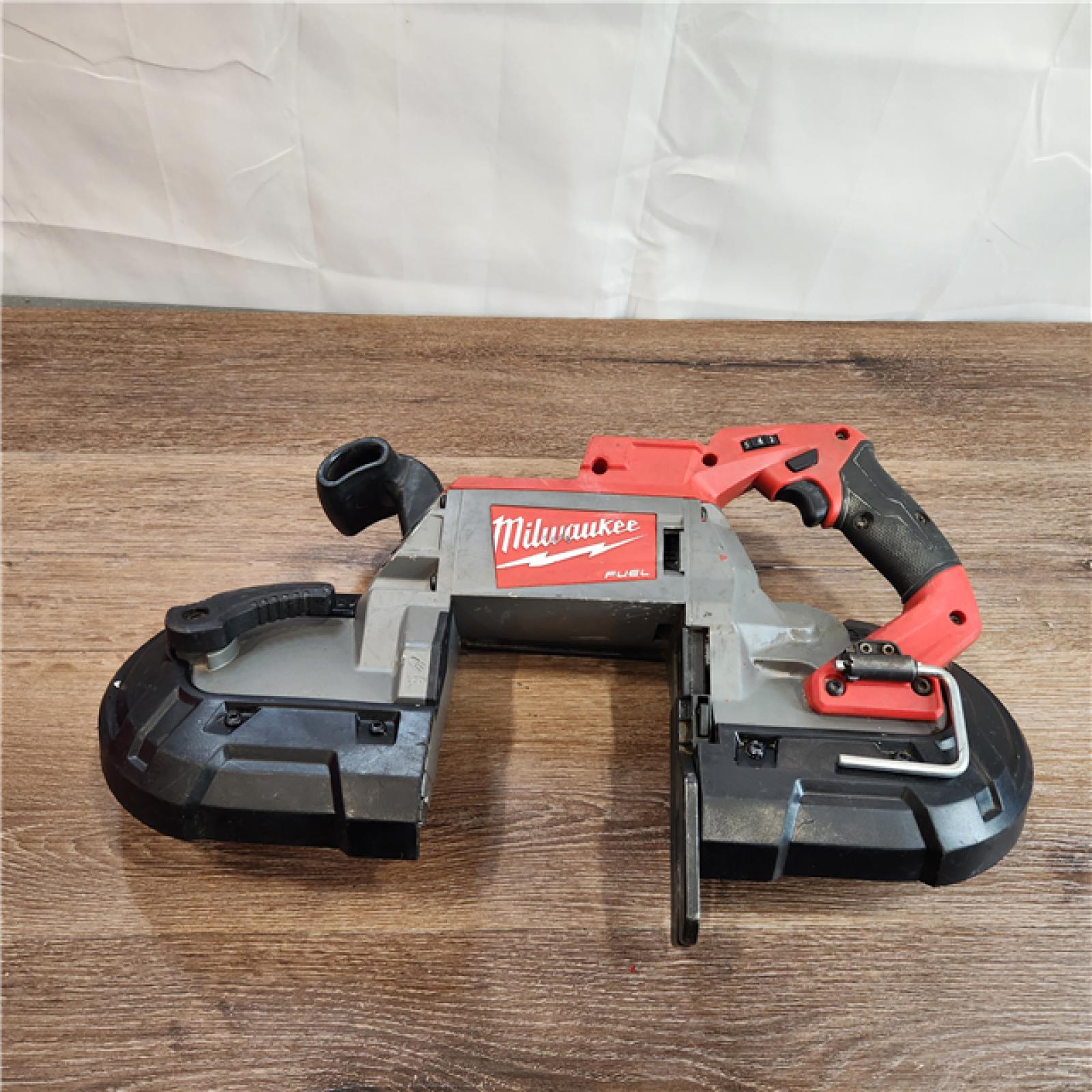 AS-IS Milwaukee M18 FUEL 18-Volt Lithium-Ion Brushless Cordless Deep Cut Band Saw (Tool-Only)