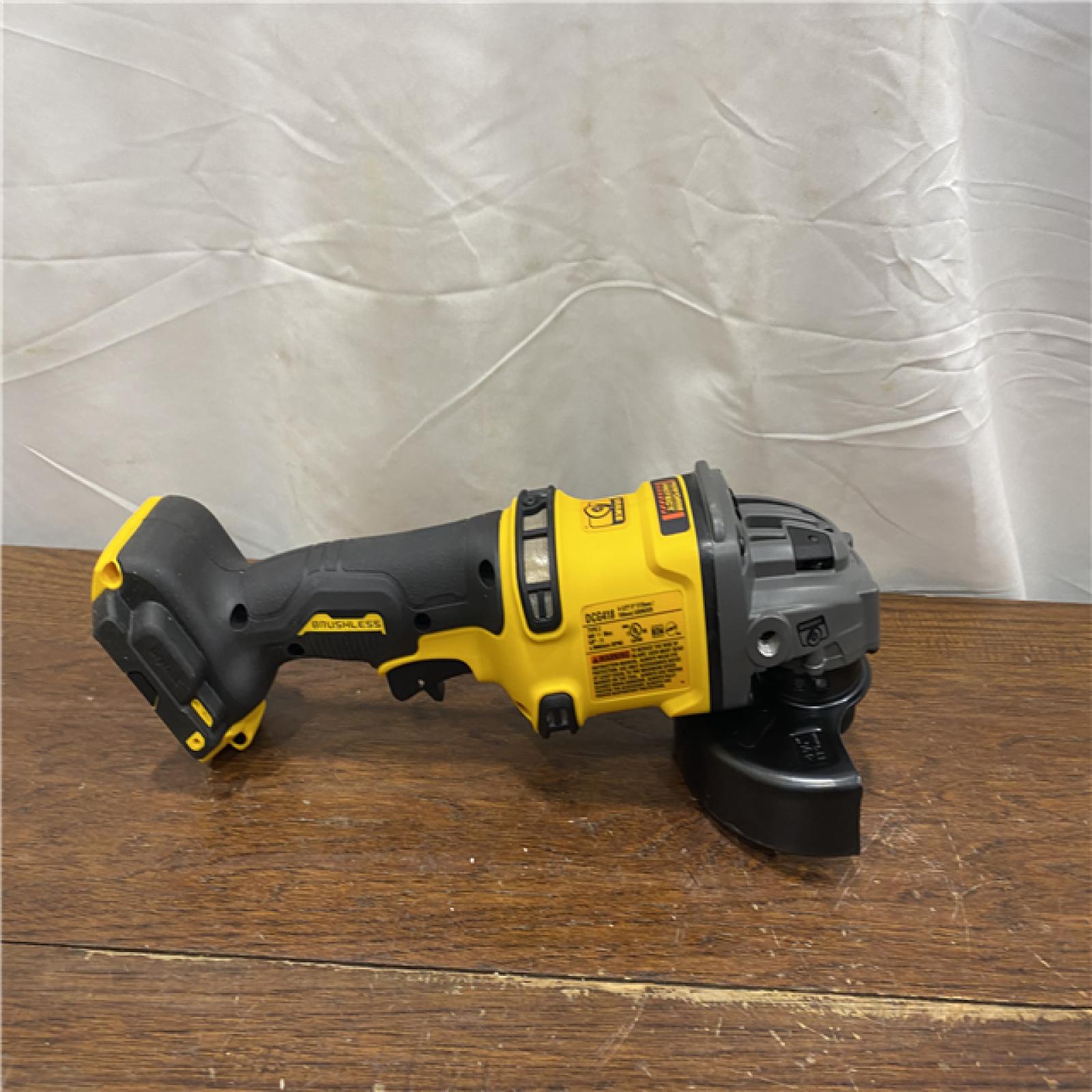 AS-IS DEWALT 60V MAX Cordless Brushless 4.5 in. to 6 in. Small Angle Grinder with Kickback Brake (Tool Only)