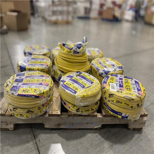 DALLAS LOCATION - Southwire 250 ft. 12/2 Solid Romex SIMpull CU NM-B W/G Wire PALLET-(18 UNITS)