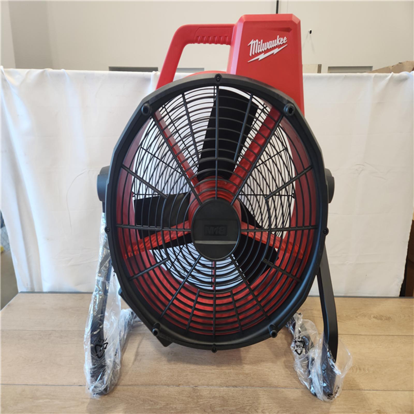 AS-IS- Milwaukee Brushless Cordless Hybrid 18 in. Variable Speed Fan (Tool Only)