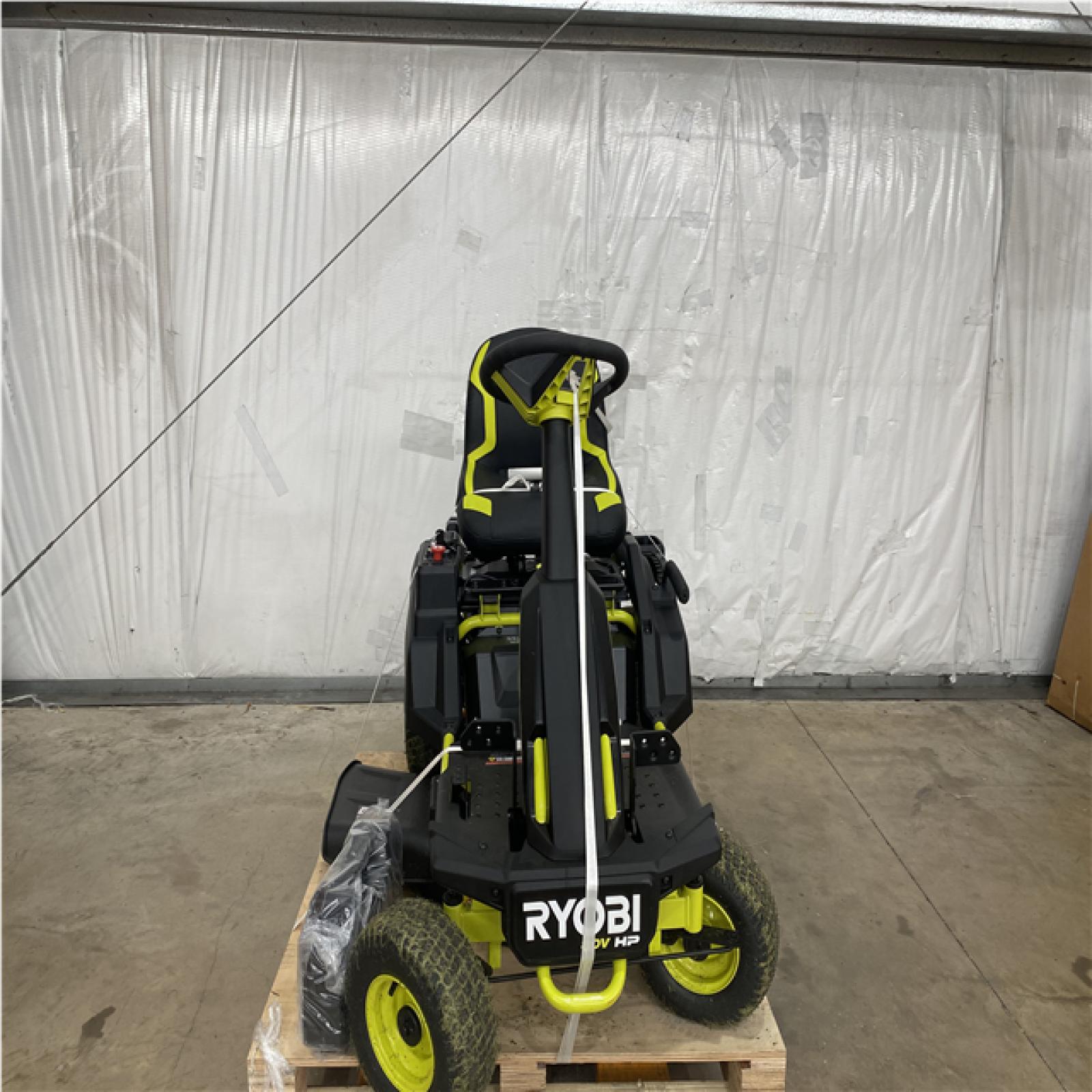 Houston Location - AS-IS Tool Pallet RYOBI 80V HP R1 SIT DOWN MOWER
