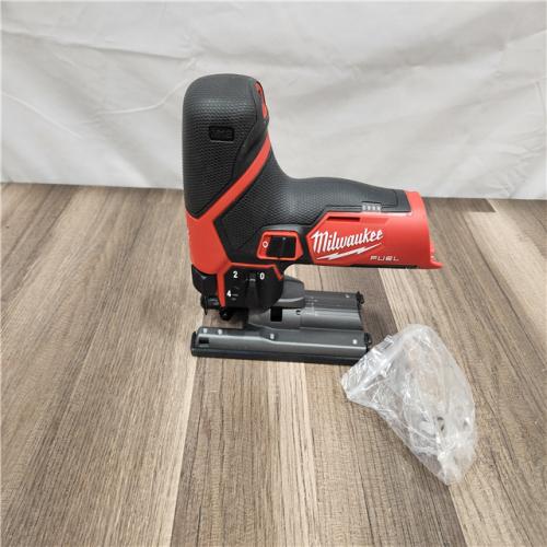 AS-IS Milwaukee M12 12V Fuel Lithium-Ion Cordless Jig Saw (Tool-Only)