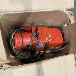 Dallas Location - As-Is Milwaukee 2-Ton 20 ft. Electric Chain Hoist