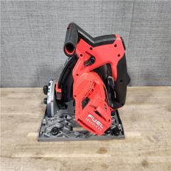 HOUSTON LOCATION - AS-IS (APPEARS LIKE NEW) Milwaukee M18 FUEL 18V Lithium-Ion Cordless Brushless 6-1/2 in. Plunge Cut Track Saw (Tool-Only)
