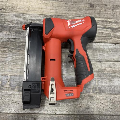 AS-IS Milwaukee 12-Volt 23-Gauge Lithium-Ion Cordless Pin Nailer (Tool-Only)