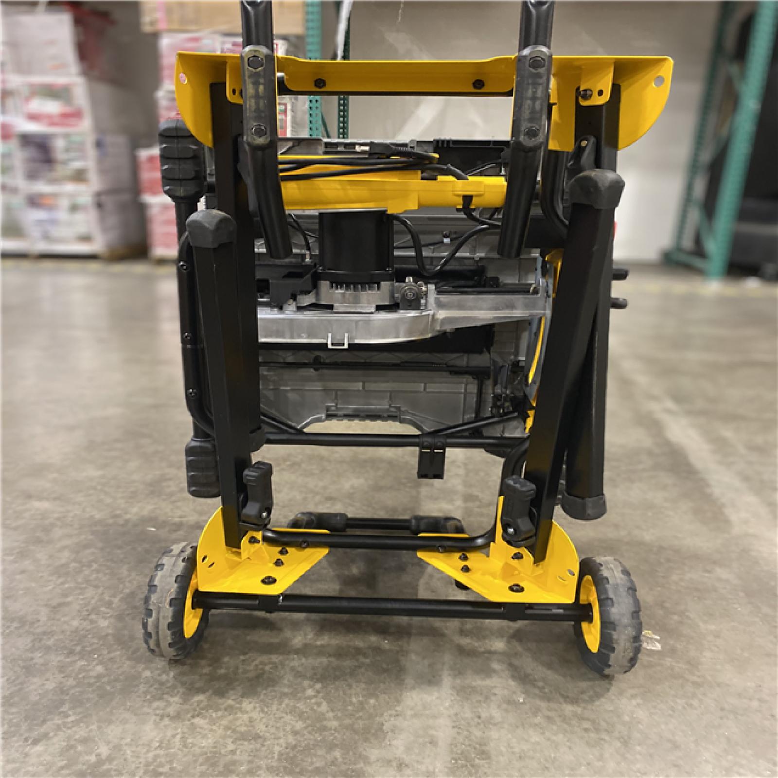 Dallas Location - As-Is DEWALT 15 Amp Corded 10 in. Job Site Table Saw with Rolling Stand