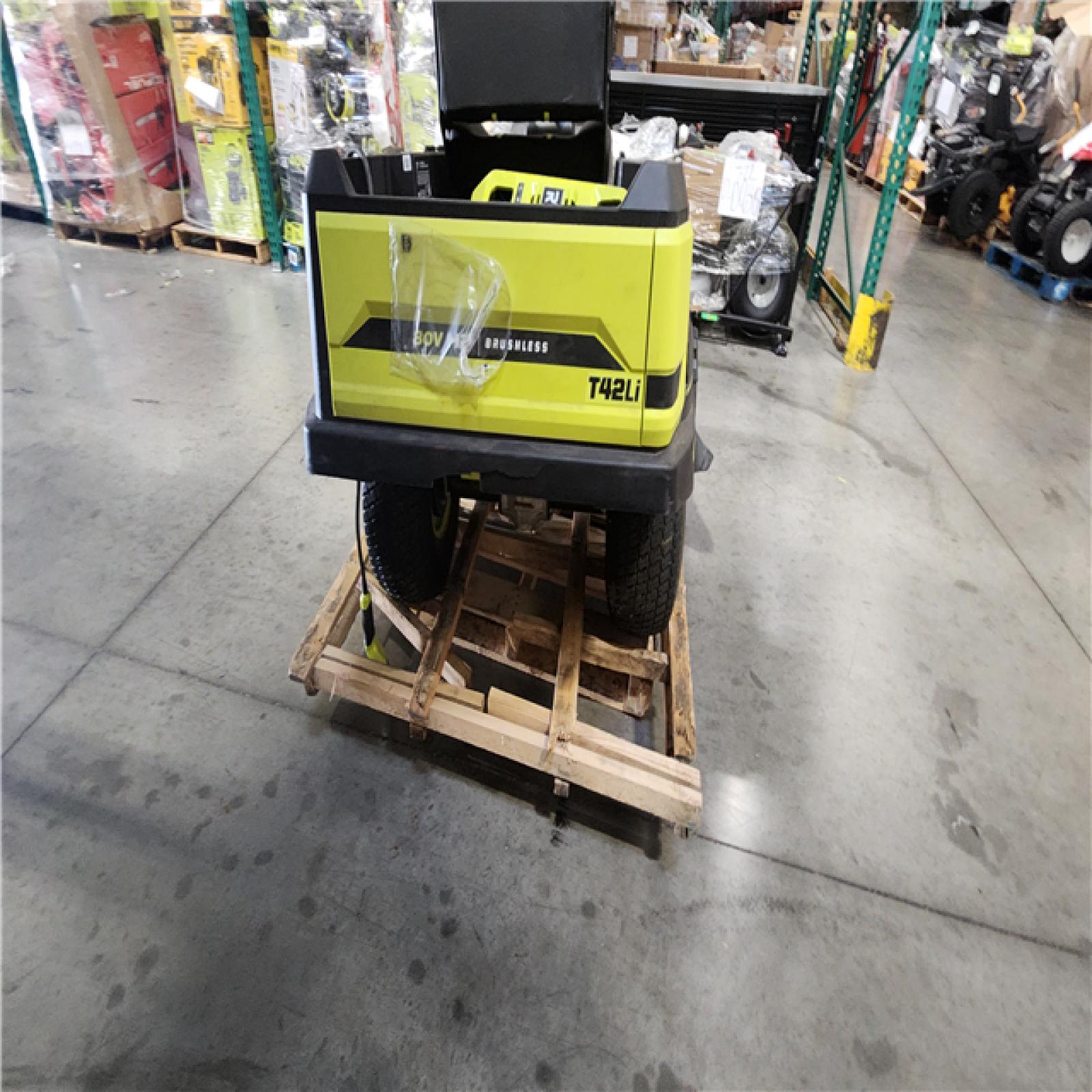 Dallas Location - As-Is 80V HP Brushless 42 in.Riding Lawn Tractor