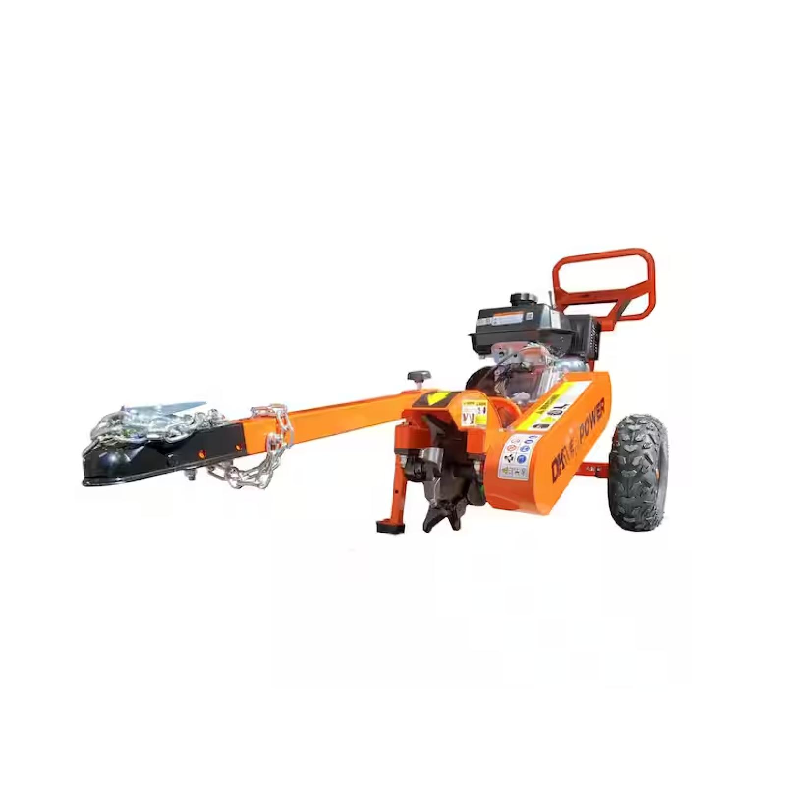 DALLAS LOCATION -  DK2 12 in. 14 HP Gas Powered Certified Commercial Stump Grinder with 9 High Speed HPDC Machined Carbide Cutters