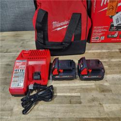 HOUSTON LOCATION - AS-IS (APPEARS LIKE NEW) Milwaukee M18 18V Lithium-Ion Brushless Cordless Compact Drill/Impact Combo Kit (2-Tool) W/(2) 2.0 Ah Batteries, Charger & Bag