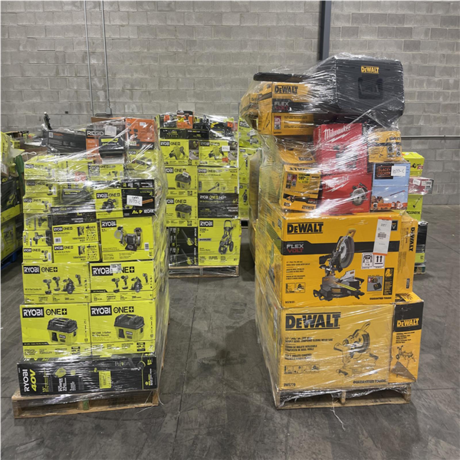 Pittston Location As-Is Power Tools Partial Truckload (11 Pallets) 1077-C