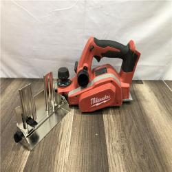 AS-IS Milwaukee M18 18V Lithium-Ion Cordless 3-1/4 in. Planer (Tool-Only)