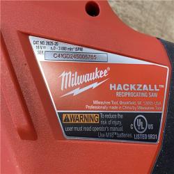 AS-IS Milwaukee 18V Lithium-Ion Cordless HACKZALL Reciprocating Saw (Tool-Only)