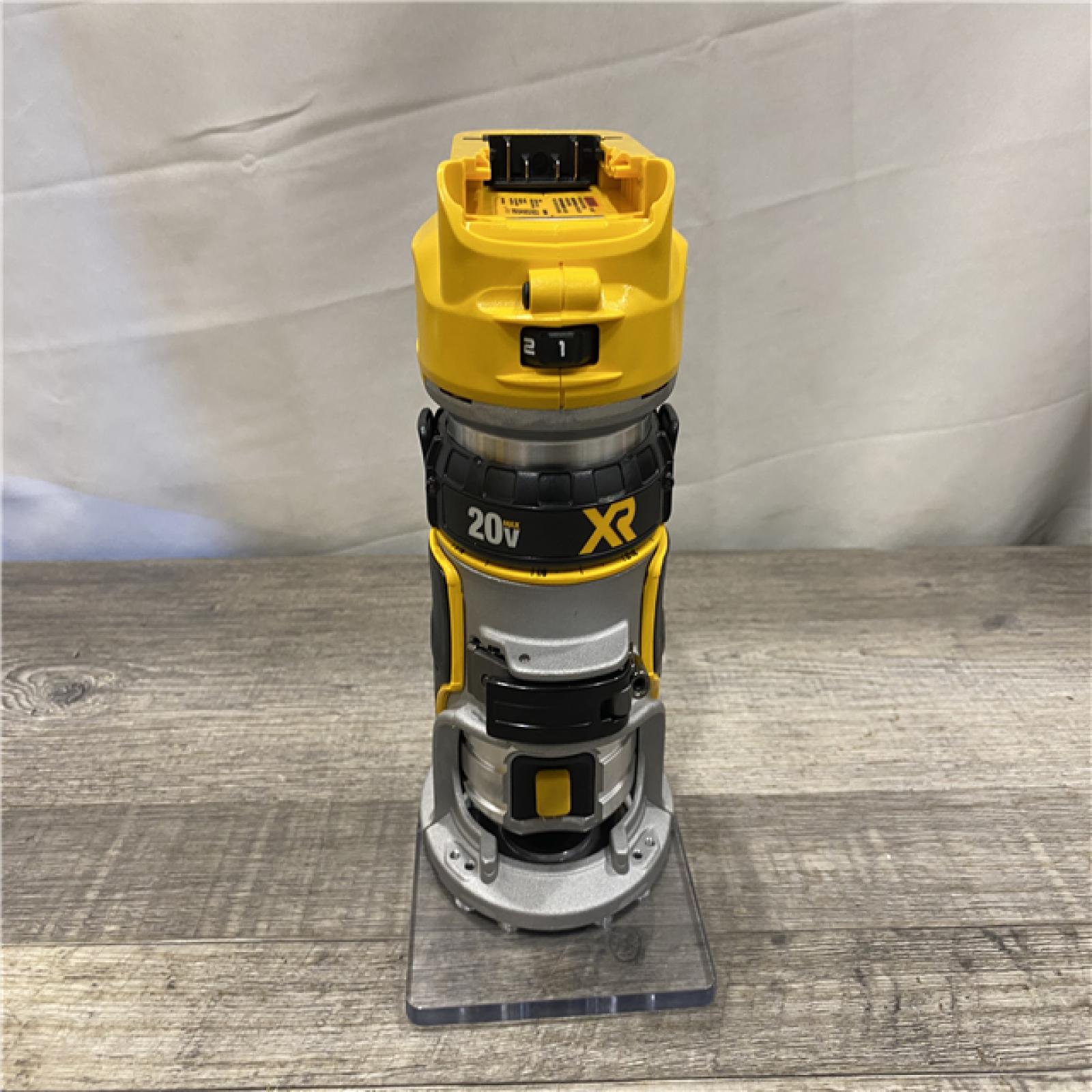 AS-IS DEWALT 20V MAX XR Cordless Brushless Fixed Base Compact Router (Tool Only)