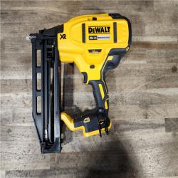 HOUSTON LOCATION - AS-IS DEWALT 20V MAX XR 16-Gauge Lithium-Ion Cordless Finish Nailer (Tool Only)