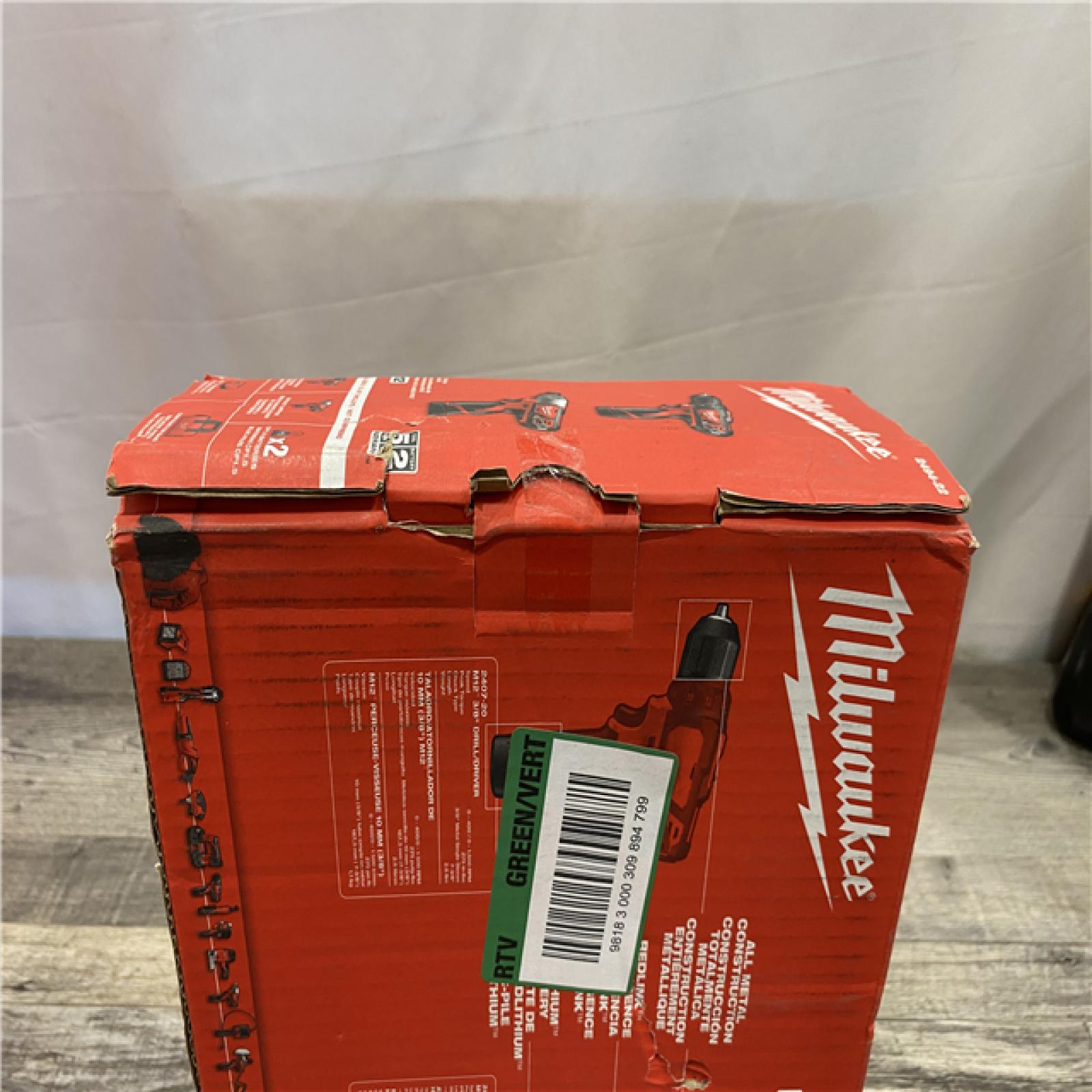 NEW - Milwaukee 12V Lithium-Ion Cordless Drill Driver/Impact Driver Combo Kit