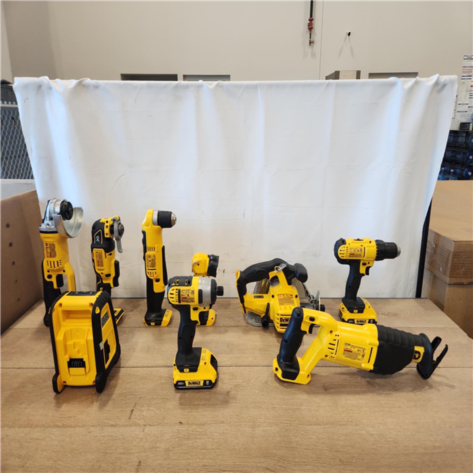 AS-IS- DEWALT 20V MAX Lithium-Ion Cordless 9-Tool Combo Kit