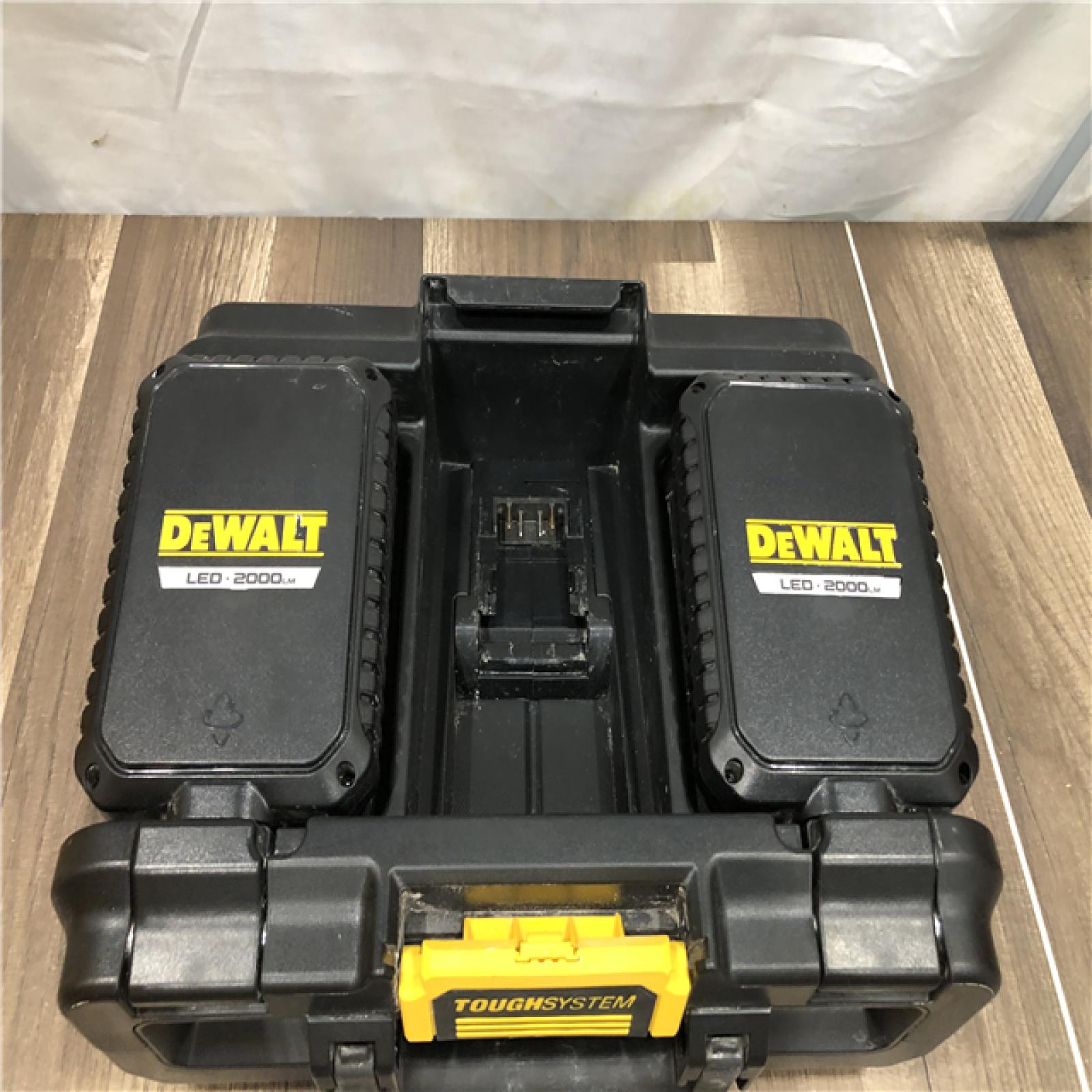 AS-IS DEWALT Tough System 2.0 Flex Volt 20V/60V Cordless LED Adjustable Work Light