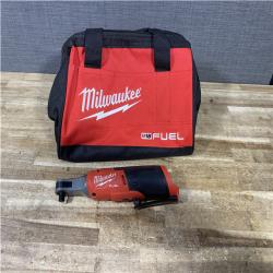 Houston Location AS-IS Milwaukee FUEL 12-Volt Lithium-Ion Brushless Cordless High Speed 3/8 in. Ratchet (Tool-Only)